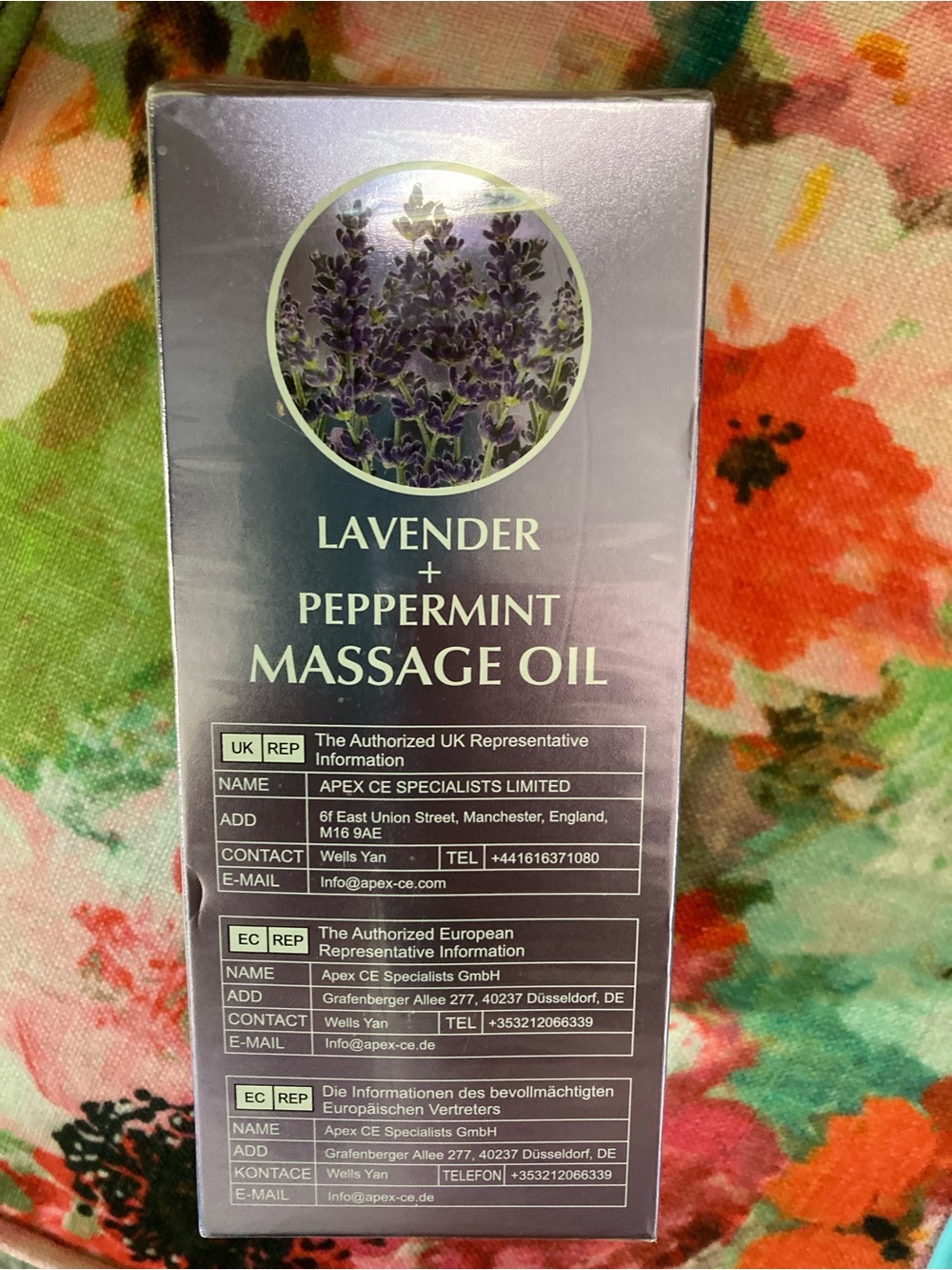 Lavender + Peppermint Massage Oil — Relaxing Lavender Scent